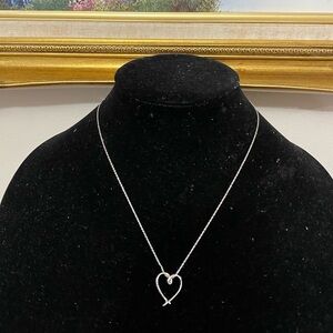 925 Italy Silver Heart Pendant and Chain